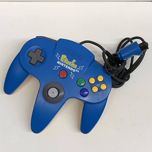 ピカチュウ NINTENDO64 ブルー コントローラー